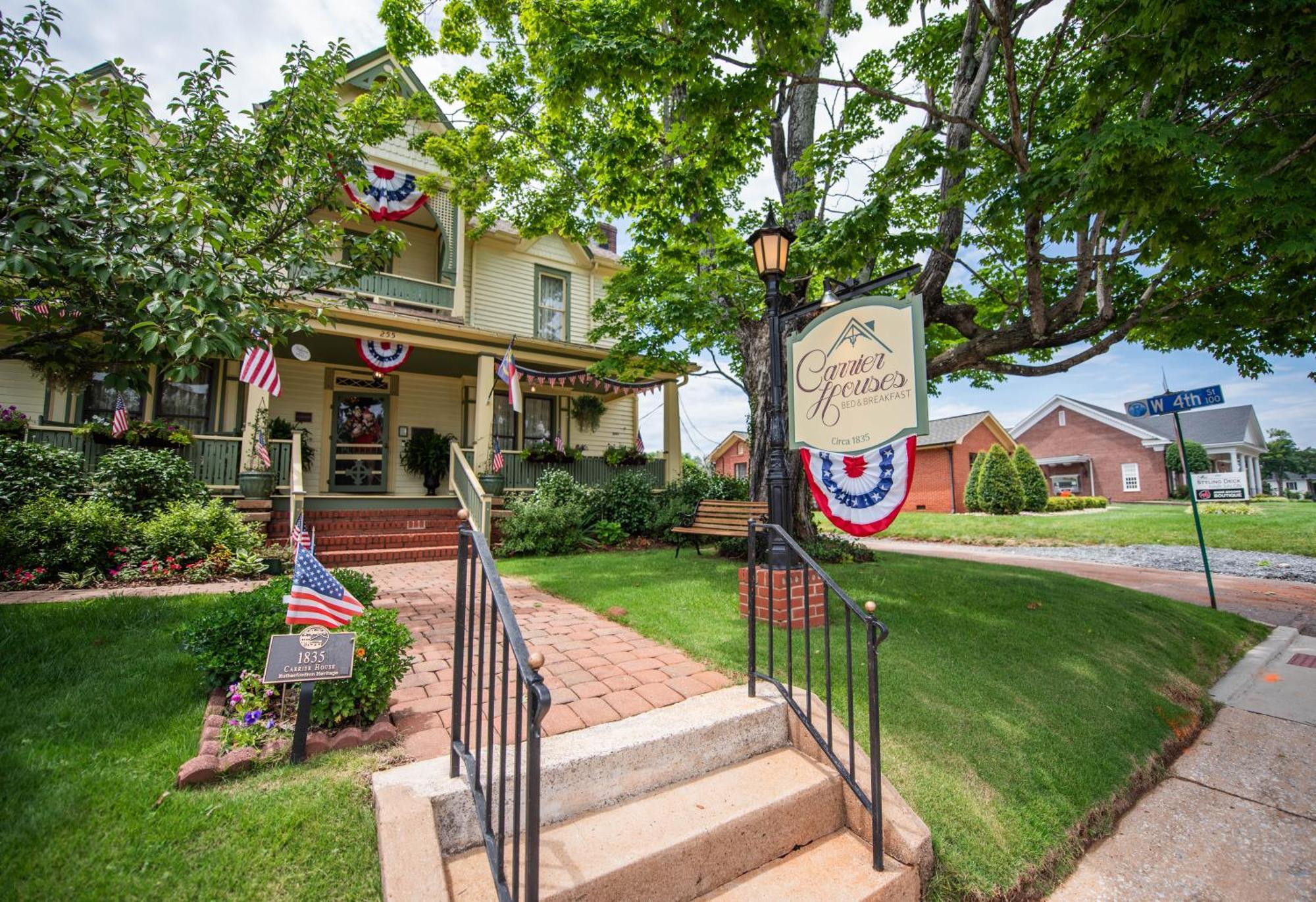Carrier Houses Bed & Breakfast Rutherfordton Eksteriør billede